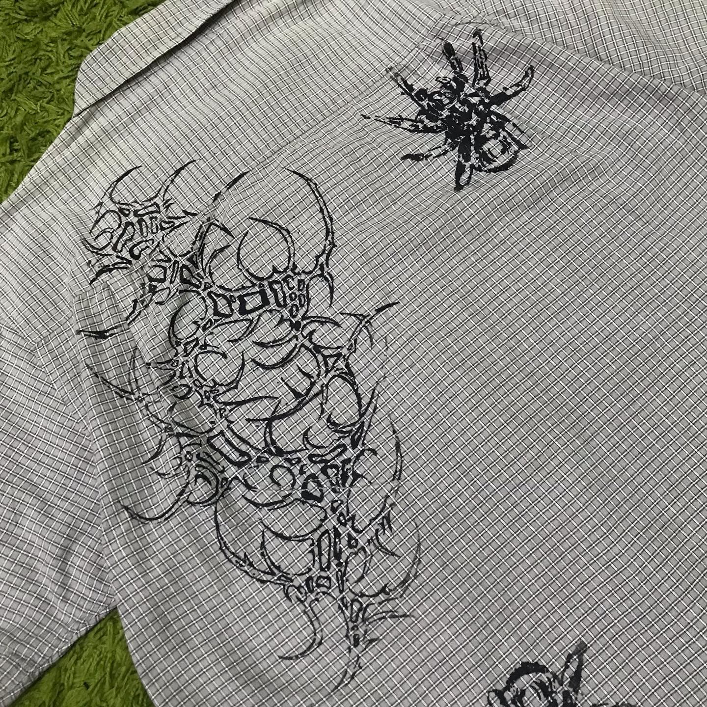 Check shirt front